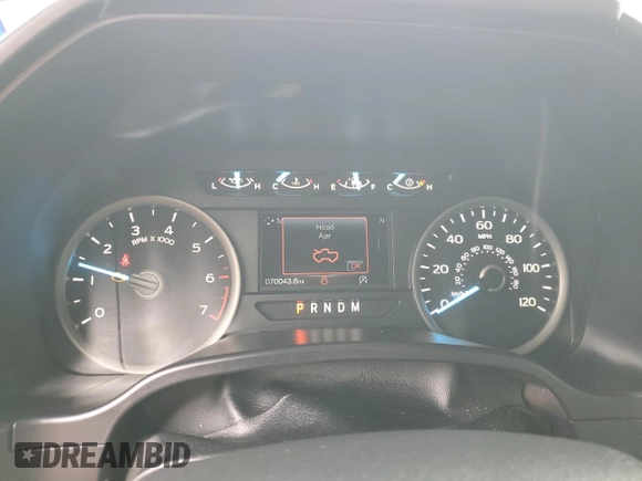 2020 Ford F-150 XL with VIN 1FTEW1CP0LKD95292, listed as a Copart auction lot 55687495 with 70,043 mi miles and Clean title. Bid and sale history available at DreamBid. Image 9.