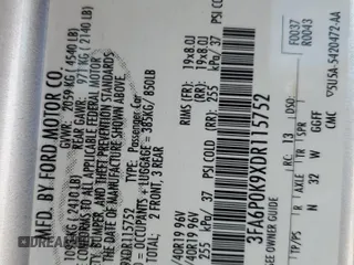 2013 Ford Fusion Titanium with VIN 3FA6P0K9XDR115752, listed as a Copart auction lot 53790415 with 132,902 mi miles and Salvage title. Bid and sale history available at DreamBid. Image 12.