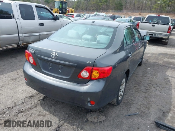 2009 Toyota Corolla with VIN JTDBL40E799044377, listed as a IAAI auction lot 41946596 with 1 mi miles. Bid and sale history available at carsss.com. Image 4.