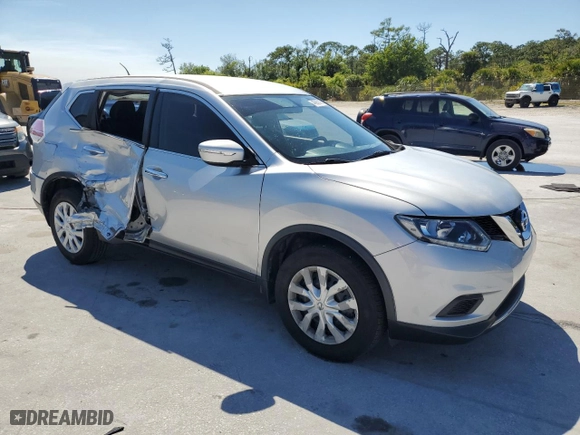 2015 Nissan Rogue SV with VIN KNMAT2MT7FP557841, listed as a Copart auction lot 49889195 with 136,322 mi miles and Salvage Title. Bid and sale history available at carsss.com. Image 4.