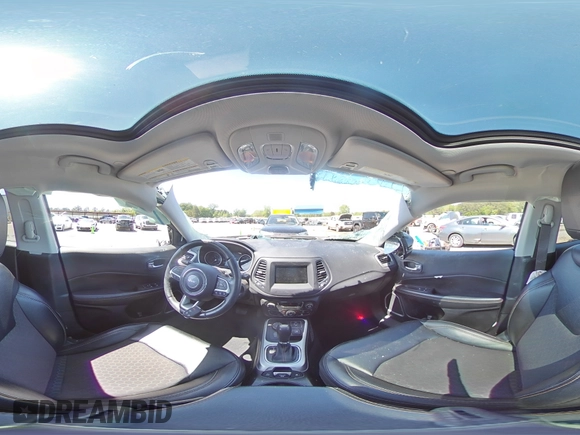 2020 Jeep Compass Latitude with VIN 3C4NJDBB0LT228984, listed as a Copart auction lot 53092445 with 24,624 mi miles and Salvage title. Bid and sale history available at DreamBid. Image 14.