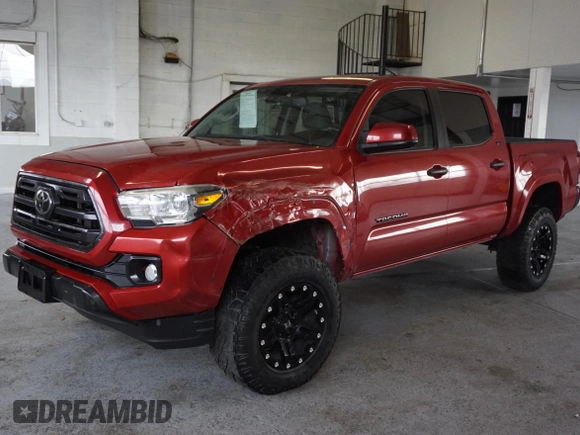 2019 Toyota Tacoma SR z VIN 3TMCZ5AN9KM215368, wystawiony jako Copart lot #58603195 z przebiegiem 84 380 mil mil oraz Szkoda całkowita • Salvage title. Historia ofert i sprzedaży dostępna na DreamBid. Obrazek 2.