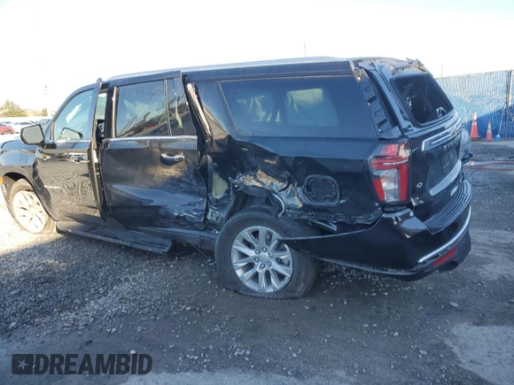 2023 Chevrolet Suburban Premier с VIN 1GNSCFKD4PR192684, выставлен на аукционе Copart как лот 45593075 с пробегом 47 371 миль миль и Списание • Salvage title. История ставок и продаж доступна на DreamBid. Изображение 2.