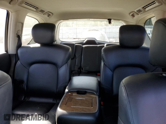 2016 Infiniti QX80 with VIN JN8AZ2NF1G9612303, listed as a Copart auction lot 75698364 with 110,847 mi miles and Salvage Title. Bid and sale history available at carsss.com. Image 10.
