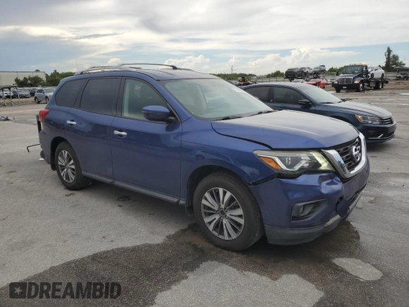 2017 Nissan Pathfinder SL with VIN 5N1DR2MNXHC694260, listed as a Copart auction lot 61482955 with 139,336 mi miles and Non repairable. Bid and sale history available at DreamBid. Image 4.