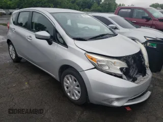 2016 Nissan Note SV with VIN 3N1CE2CP2GL363791, listed as a Copart auction lot 59878715 with 45,923 mi miles and Salvage title. Bid and sale history available at DreamBid. Image 4.