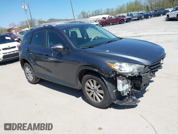 2016 Mazda CX-5 Sport with VIN JM3KE2BY2G0781565, listed as a IAAI auction lot 42042256 with 182,186 mi miles. Bid and sale history available at carsss.com. Image 1.