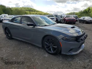 2019 Dodge Charger R/T z VIN 2C3CDXCTXKH519303, wystawiony jako Copart lot #54766595 z przebiegiem 53 877 mil mil oraz Szkoda całkowita • Salvage title. Historia ofert i sprzedaży dostępna na DreamBid. Obrazek 4.