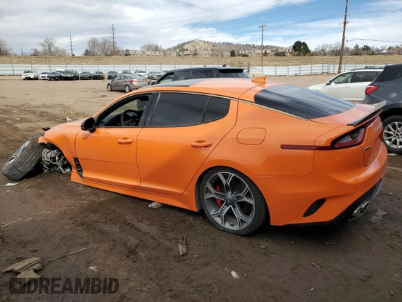 2019 Kia Stinger GT with VIN KNAE35LC7K6070057, listed as a Copart auction lot 41989245 with 43,703 mi miles and Clean Title. Bid and sale history available at DreamBid. Image 2.