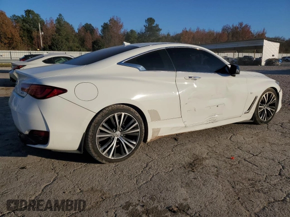 2018 Infiniti Q60 Sport with VIN JN1EV7EK3JM343232, listed as a Copart auction lot 83252324 with 65,706 mi miles and Clean Title. Bid and sale history available at DreamBid. Image 3.
