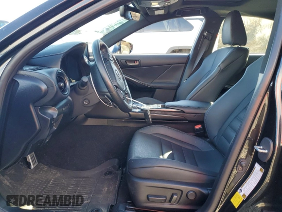 2023 Lexus IS 350 F Sport with VIN JTHGZ1E25P5031776, listed as a Copart auction lot 45744285 with 13,190 mi miles and Salvage title. Bid and sale history available at DreamBid. Image 7.