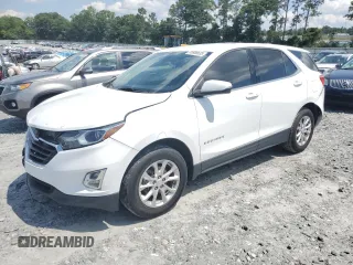 2019 Chevrolet Equinox LT with VIN 3GNAXKEV3KS645597, listed as a Copart auction lot 56988635 with 102,066 mi miles and Salvage title. Bid and sale history available at DreamBid. Image 1.