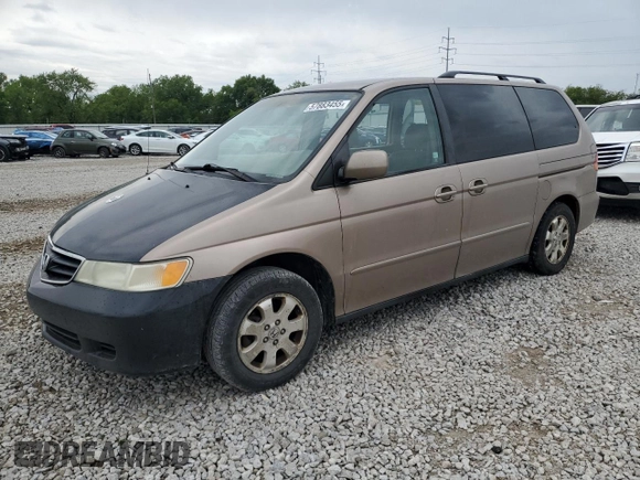 2003 Honda Odyssey EX z VIN 5FNRL186X3B152340, wystawiony jako Copart lot #57883455 z przebiegiem 214 008 mil mil oraz Szkoda całkowita • Salvage title. Historia ofert i sprzedaży dostępna na DreamBid. Obrazek 1.