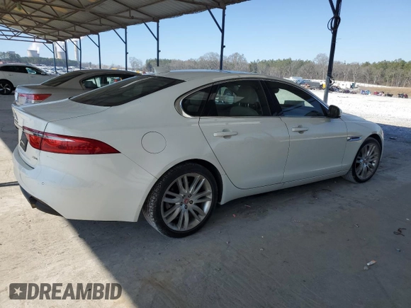 2016 Jaguar XF 35t Prestige with VIN SAJBE4BV9GCY02678, listed as a Copart auction lot 46582545 with 49,529 mi miles and Salvage Title. Bid and sale history available at carsss.com. Image 3.
