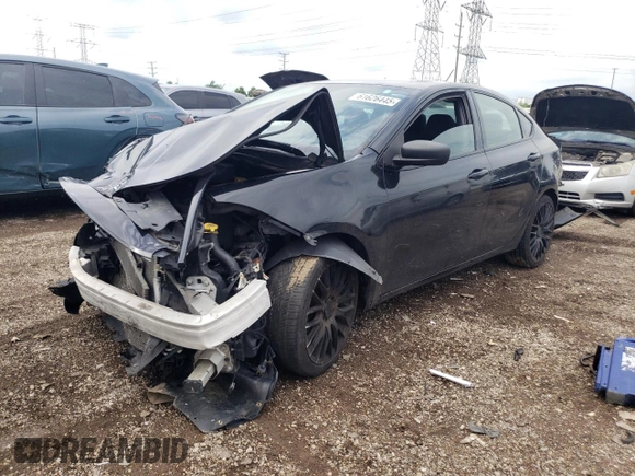 2013 Dodge Dart SXT with VIN 1C3CDFBA3DD305375, listed as a Copart auction lot 61626445 with 162,095 mi miles and Salvage title. Bid and sale history available at DreamBid. Image 1.