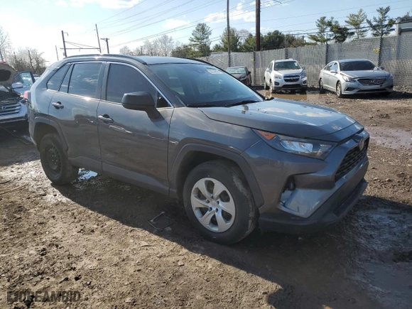2020 Toyota RAV4 LE with VIN 2T3F1RFV5LW110220, listed as a Copart auction lot 50334685 with 83,070 mi miles and Salvage Title. Bid and sale history available at carsss.com. Image 4.