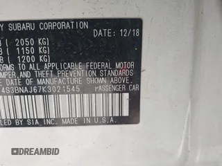 2019 Subaru Legacy Limited with VIN 4S3BNAJ67K3021545, listed as a IAAI auction lot 42133951 with 64,279 mi miles and . Bid and sale history available at DreamBid. Image 9.