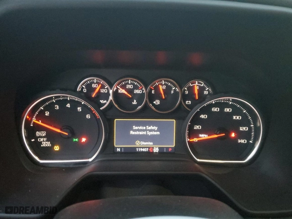 2021 Chevrolet Tahoe LS with VIN 1GNSKMKD3MR163423, listed as a Copart auction lot 84880594 with 119,407 mi miles and Salvage Title. Bid and sale history available at carsss.com. Image 9.