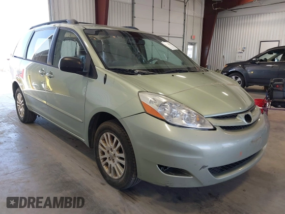 2008 Toyota Sienna LE with VIN 5TDBK23C88S020607, listed as a IAAI auction lot 41748033 with 159,439 mi miles and . Bid and sale history available at DreamBid. Image 1.
