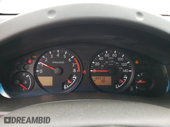 2005 Nissan Xterra SE z VIN 5N1AN08W55C657876, wystawiony jako Copart lot #61046265 z przebiegiem 136 572 mil mil oraz Szkoda całkowita • Salvage title. Historia ofert i sprzedaży dostępna na DreamBid. Obrazek 9.
