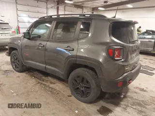2018 Jeep Renegade Trailhawk with VIN ZACCJBCB0JPJ03169, listed as a IAAI auction lot 41318062 with 56,188 mi miles. Bid and sale history available at carsss.com. Image 3.