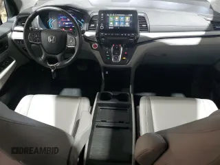 2023 Honda Odyssey EX-L with VIN 5FNRL6H68PB076152, listed as a Copart auction lot 47424605 with 14,742 mi miles and Salvage Title. Bid and sale history available at carsss.com. Image 8.