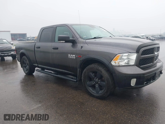 2016 Ram 1500 Outdoorsman z VIN 1C6RR7TM0GS388972, wystawiony jako IAAI lot #42403917 z przebiegiem 225 592 mil mil oraz . Historia ofert i sprzedaży dostępna na DreamBid. Obrazek 1.