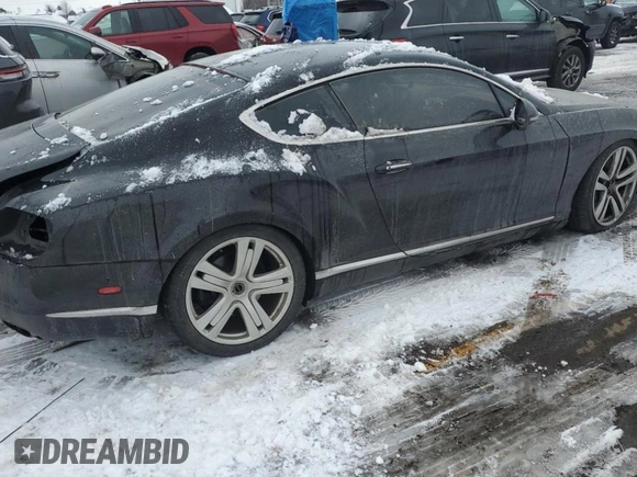 2013 Bentley Continental GT with VIN SCBFT7ZA6DC083298, listed as a Copart auction lot 44535825 with Not Provided miles and Clean Title. Bid and sale history available at DreamBid. Image 3.