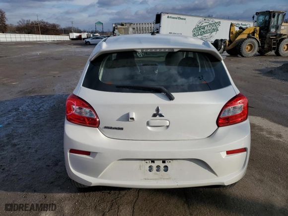 2020 Mitsubishi Mirage ES with VIN ML32A3HJ9LH000866, listed as a Copart auction lot 84034784 with 70,740 mi miles and Salvage Title. Bid and sale history available at carsss.com. Image 6.