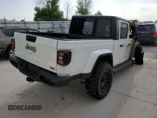 2022 Jeep Gladiator Overland with VIN 1C6HJTFG9NL163099, listed as a Copart auction lot 63332483 with Not provided miles and Non repairable. Bid and sale history available at DreamBid. Image 3.