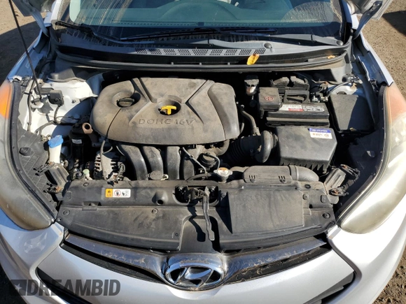 2013 Hyundai Elantra Coupe GS PZEV with VIN KMHDH6AE4DU013738, listed as a Copart auction lot 79605464 with 127,917 mi miles and Salvage Title. Bid and sale history available at carsss.com. Image 11.