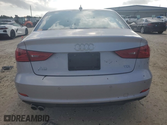 2015 Audi A3 2.0 TDI Premium Plus with VIN WAUCJGFF1F1084120, listed as a Copart auction lot 73802674 with 0 mi miles and Salvage Title. Bid and sale history available at carsss.com. Image 6.