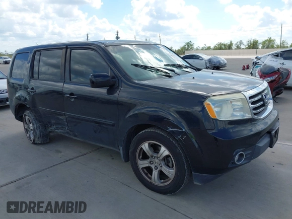 2013 Honda Pilot EX-L with VIN 5FNYF3H51DB019778, listed as a IAAI auction lot 40711477 with 165,505 mi miles and . Bid and sale history available at DreamBid. Image 1.