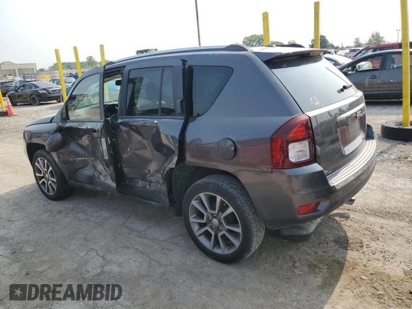 2017 Jeep Compass High Altitude с VIN 1C4NJCEAXHD130376, выставлен на аукционе Copart как лот 59206475 с пробегом 110 211 миль миль и Списание • Salvage title. История ставок и продаж доступна на DreamBid. Изображение 2.