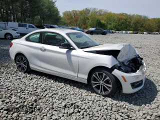 2015 BMW 2 Series 228i xDrive with VIN WBA1F7C56FVX95972, listed as a Copart auction lot 54759885 with 52,483 mi miles and Salvage Title. Bid and sale history available at carsss.com. Image 4.