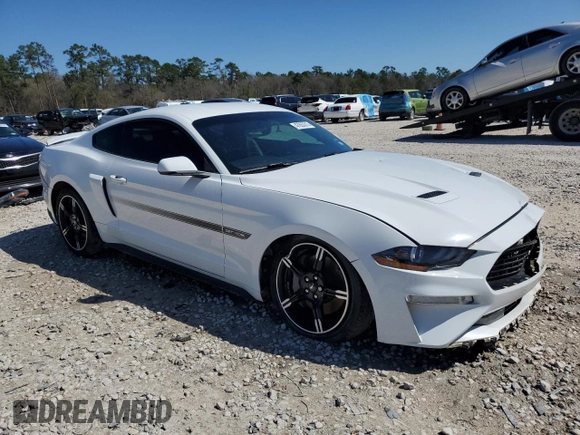 2019 Ford Mustang GT with VIN 1FA6P8CF4K5125387, listed as a Copart auction lot 47853315 with 46,302 mi miles and Salvage Title. Bid and sale history available at carsss.com. Image 4.