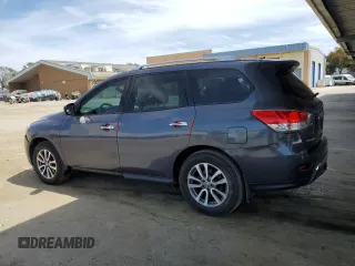 2014 Nissan Pathfinder Platinum with VIN 5N1AR2MNXEC652170, listed as a Copart auction lot 54186825 with 186,377 mi miles and Salvage title. Bid and sale history available at DreamBid. Image 2.