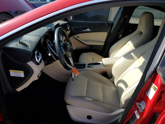 2014 Mercedes-Benz CLA 250 with VIN WDDSJ4EB4EN043991, listed as a Copart auction lot 58469125 with 126,970 mi miles and Clean title. Bid and sale history available at DreamBid. Image 7.