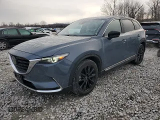 2023 Mazda CX-9 Carbon Edition with VIN JM3TCBDY1P0634256, listed as a Copart auction lot 86912234 with 35,975 mi miles and Salvage Title. Bid and sale history available at carsss.com. Image 1.