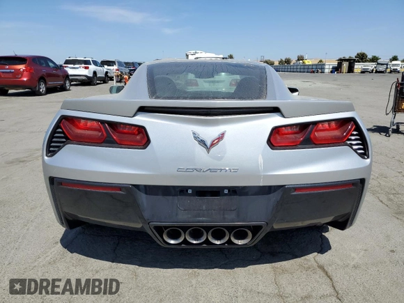 2017 Chevrolet Corvette 1LT with VIN 1G1YB2D77H5109076, listed as a Copart auction lot 62728585 with 97,910 mi miles and Salvage title. Bid and sale history available at DreamBid. Image 6.