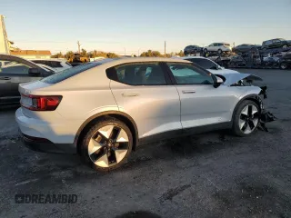 2023 Polestar 2 with VIN YSMED3KA1PL125250, listed as a Copart auction lot 79345254 with 37,164 mi miles and Salvage Title. Bid and sale history available at carsss.com. Image 3.
