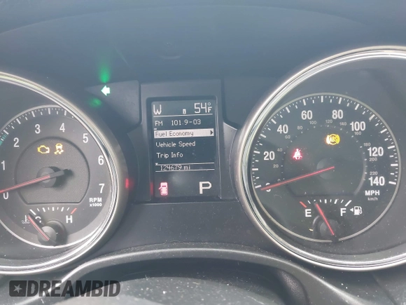 2013 Jeep Grand Cherokee Laredo with VIN 1C4RJFAGXDC537367, listed as a IAAI auction lot 41906921 with 124,679 mi miles. Bid and sale history available at carsss.com. Image 7.