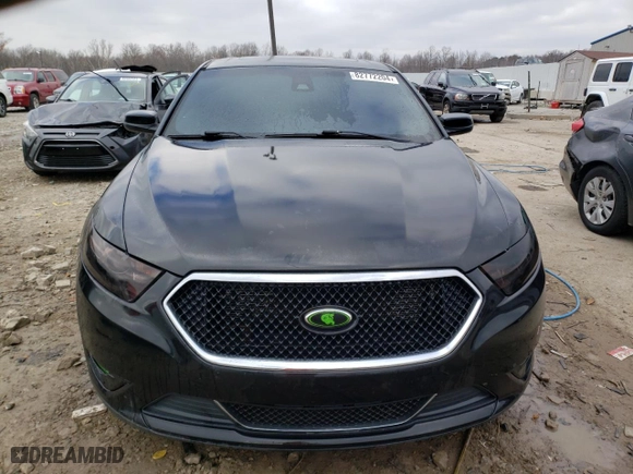 2015 Ford Taurus SHO with VIN 1FAHP2KT4FG100397, listed as a Copart auction lot 82772204 with 105621 miles and Salvage Title. Bid and sale history available at carsss.com. Image 5.