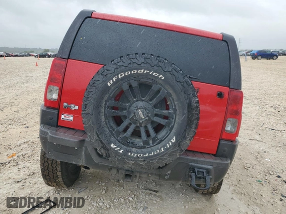 2007 Hummer H3 SUV with VIN 5GTDN13EX78133708, listed as a Copart auction lot 58954484 with 148,981 mi miles and Clean Title. Bid and sale history available at carsss.com. Image 6.