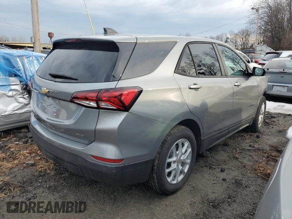 2024 Chevrolet Equinox LS with VIN 3GNAX5EG7RL336903, listed as a Copart auction lot 46473485 with 1,571 mi miles and Salvage Title. Bid and sale history available at carsss.com. Image 3.