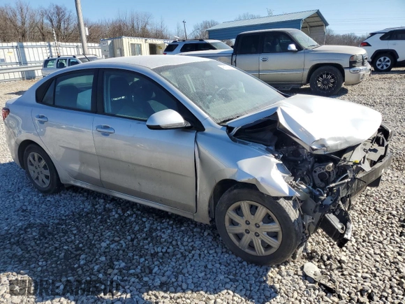 2023 Kia Rio LX with VIN 3KPA24AD3PE613044, listed as a Copart auction lot 46175935 with 49,379 mi miles and Salvage Title. Bid and sale history available at DreamBid. Image 4.