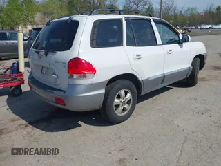 2005 Hyundai Santa Fe GLS with VIN KM8SC13D95U934500, listed as a IAAI auction lot 42190484 with 108,996 mi miles. Bid and sale history available at carsss.com. Image 4.