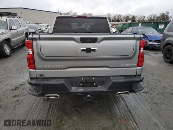 2024 Chevrolet Silverado 1500 Custom Trail Boss with VIN 3GCUDCE81RG175291, listed as a Copart auction lot 80973244 with 14,674 mi miles and Salvage Title. Bid and sale history available at carsss.com. Image 6.