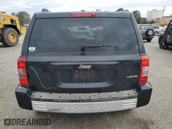 2008 Jeep Patriot Limited with VIN 1J8FT48W68D796610, listed as a Copart auction lot 87911365 with 219,119 mi miles and Salvage Title. Bid and sale history available at DreamBid. Image 6.