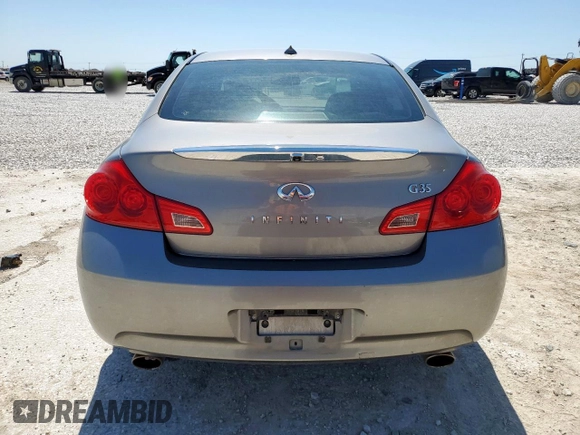 2008 Infiniti G35 Journey with VIN JNKBV61EX8M200345, listed as a Copart auction lot 51952815 with 173,074 mi miles and Salvage Title. Bid and sale history available at DreamBid. Image 6.